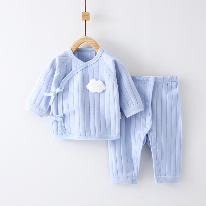 Ropa de algodón puro para bebé recién nacido, primavera, otoño e invierno