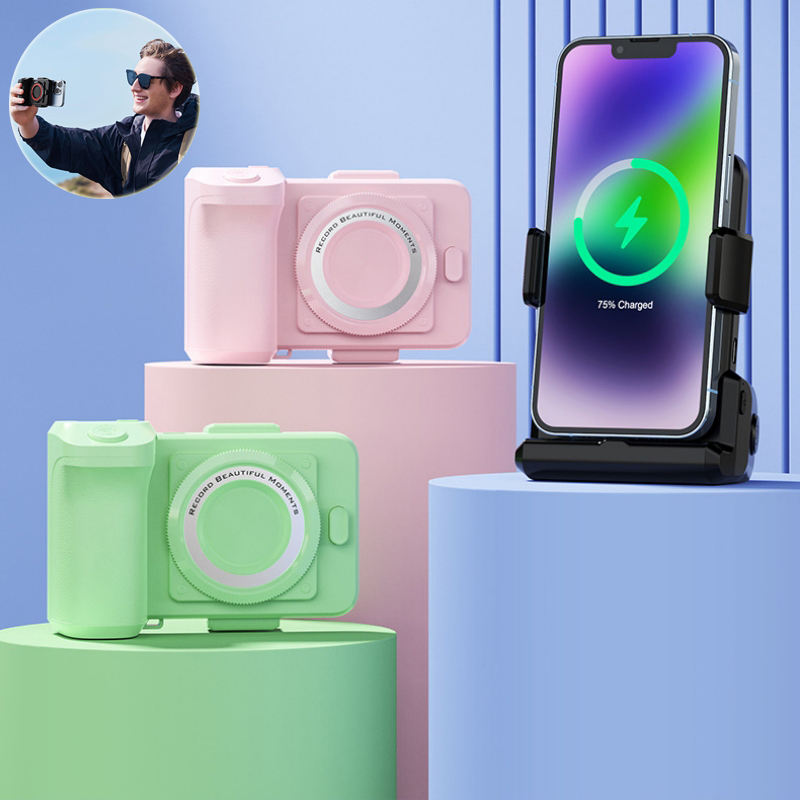 Soporte magnético para teléfono con carga inalámbrica