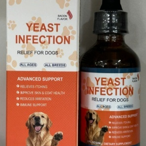 Gotas de vitaminas para mascotas sabor tocino