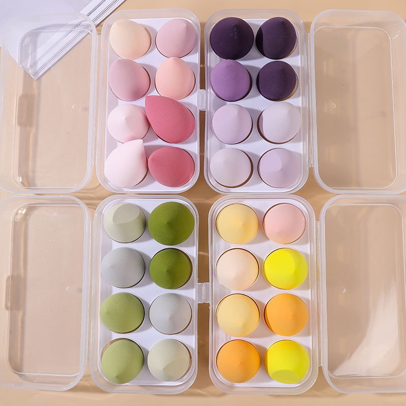 Esponja de maquillaje tipo huevo, súper suave y a prueba de manchas