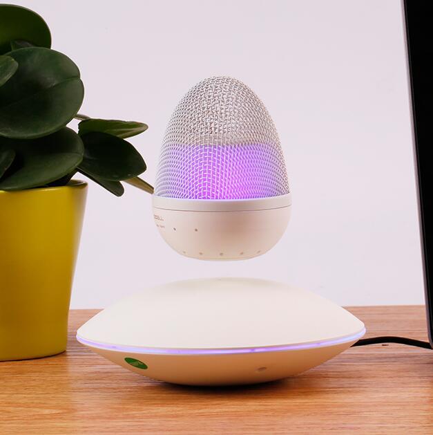 Altavoz inalámbrico portátil levitante de suspensión magnética