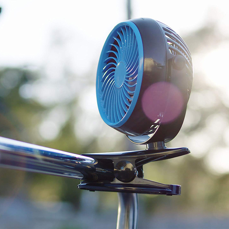 Mini ventilador con clip y carga USB