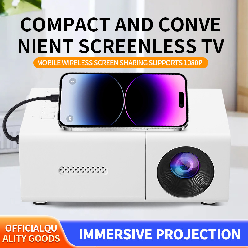 Proyector mini portátil para el hogar