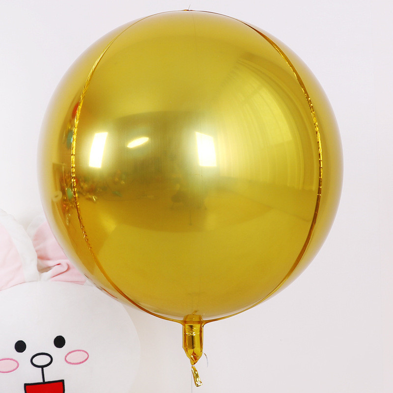 Globo de película de aluminio rojo para boda y cumpleaños