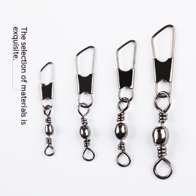 Conector de equipo de pesca con ocho anillos