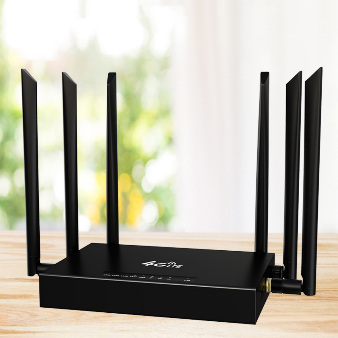 Router de grado industrial con caja de hierro extraíble