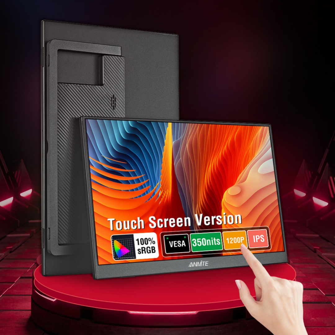 Pantalla auxiliar externa con soporte para smartphones y computadoras