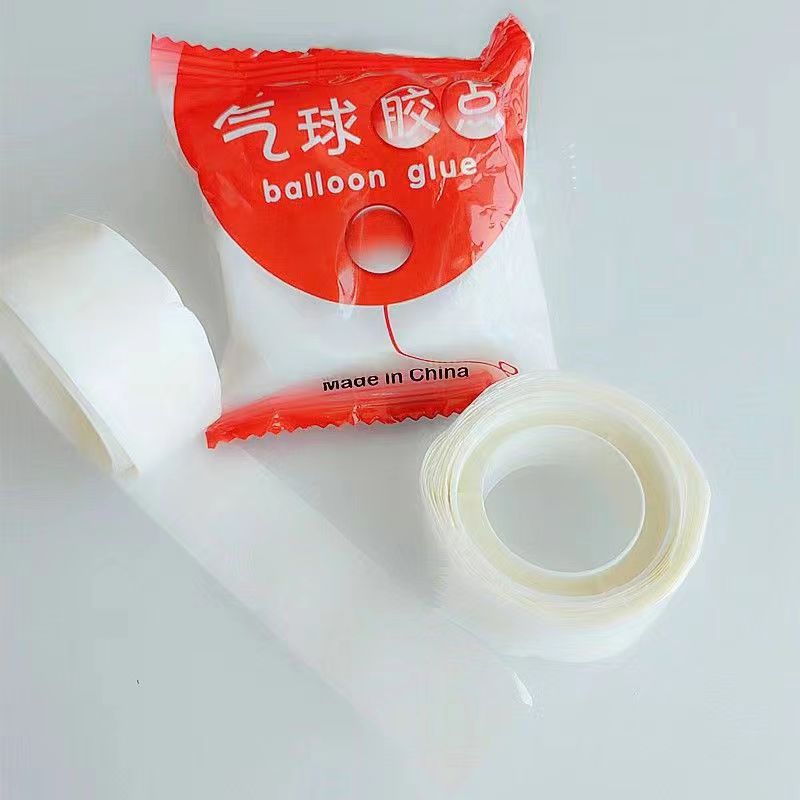Adhesivo transparente de doble cara para globos DIY