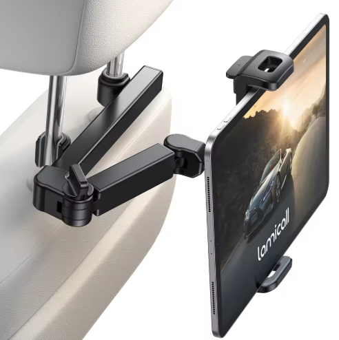 Soporte plano de plástico giratorio y ajustable para smartphone