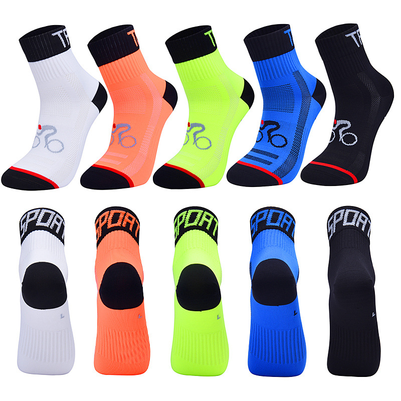 Calcetines deportivos profesionales para ciclismo y correr al aire libre
