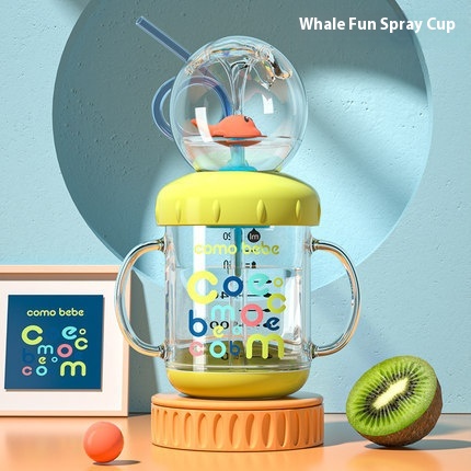 Vaso con Fuente de Ballena Sumergible para Niños